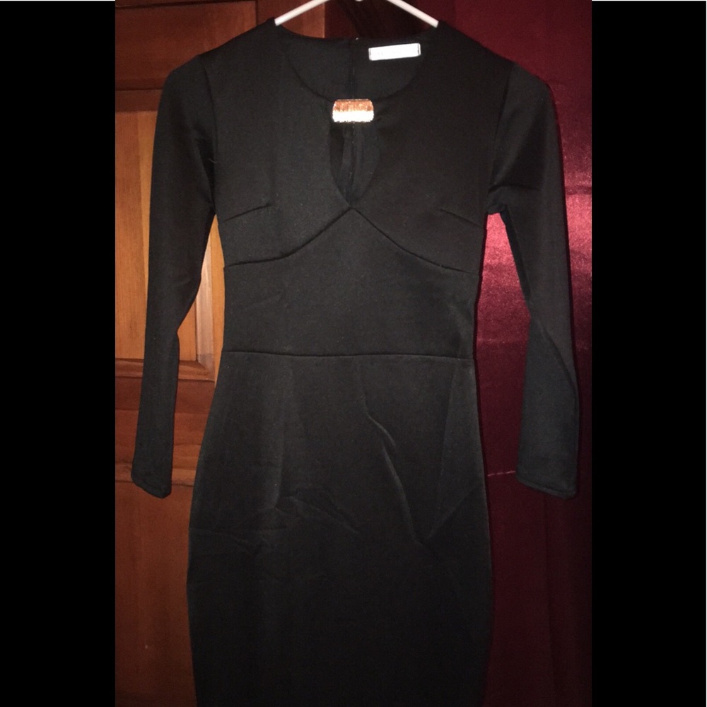 Shang Ya Black & Gold dress